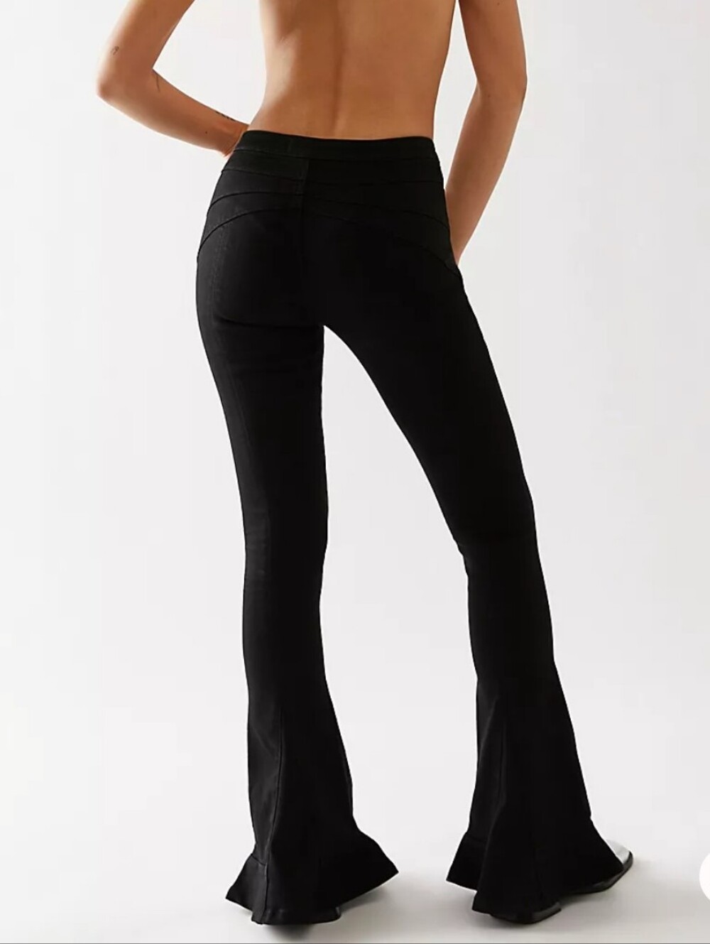 We The Free Wicked Games Low-Rise Flare Jeans